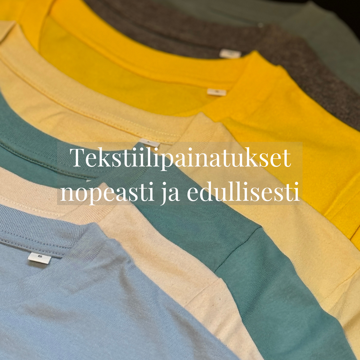 Vaatteet omalla painatuksella